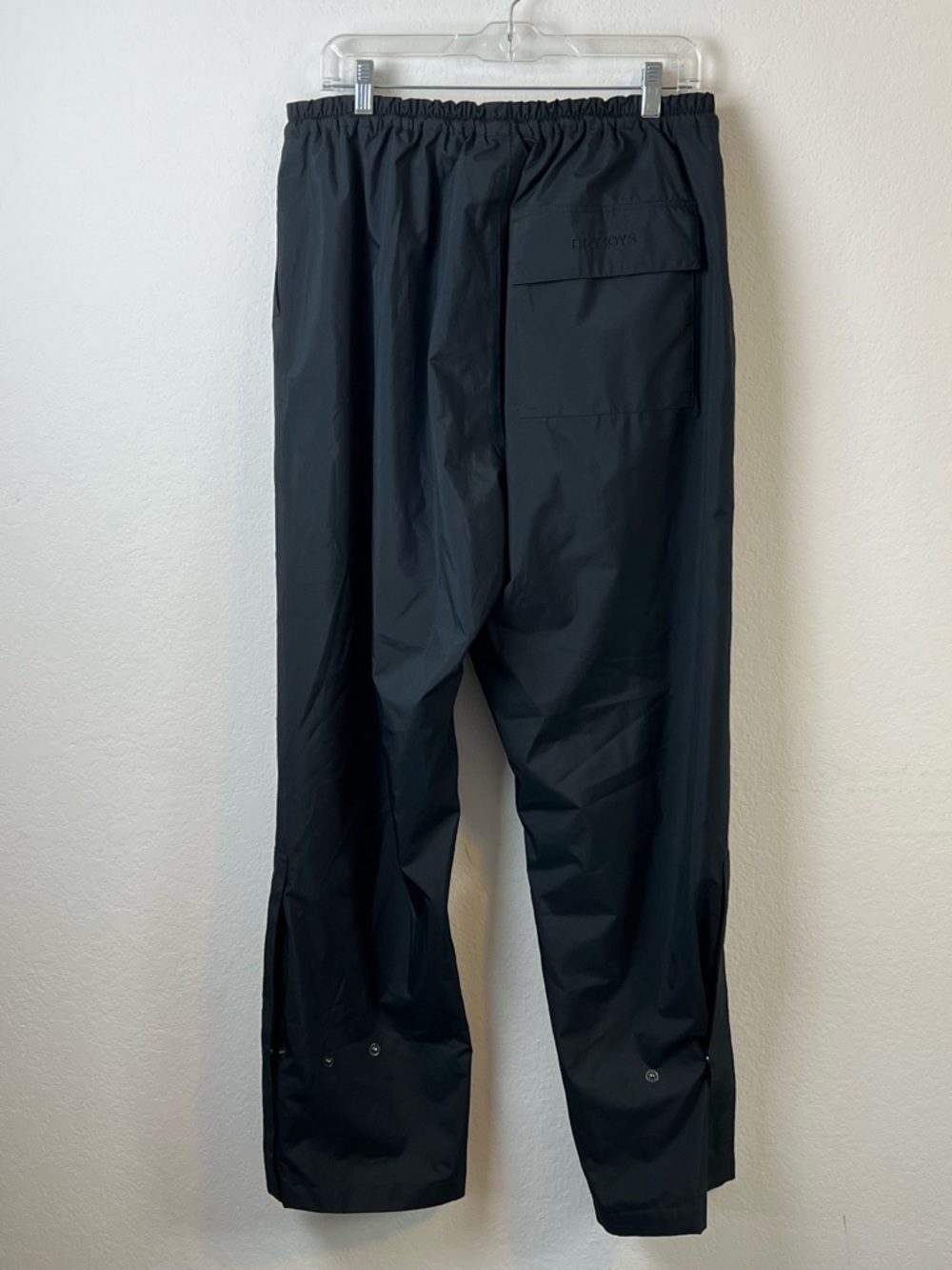 FJ  FootJoy DryJoys Black Hydro Lite Windbreaker Rain Outdoor Golf Pants - Picture 2 of 16